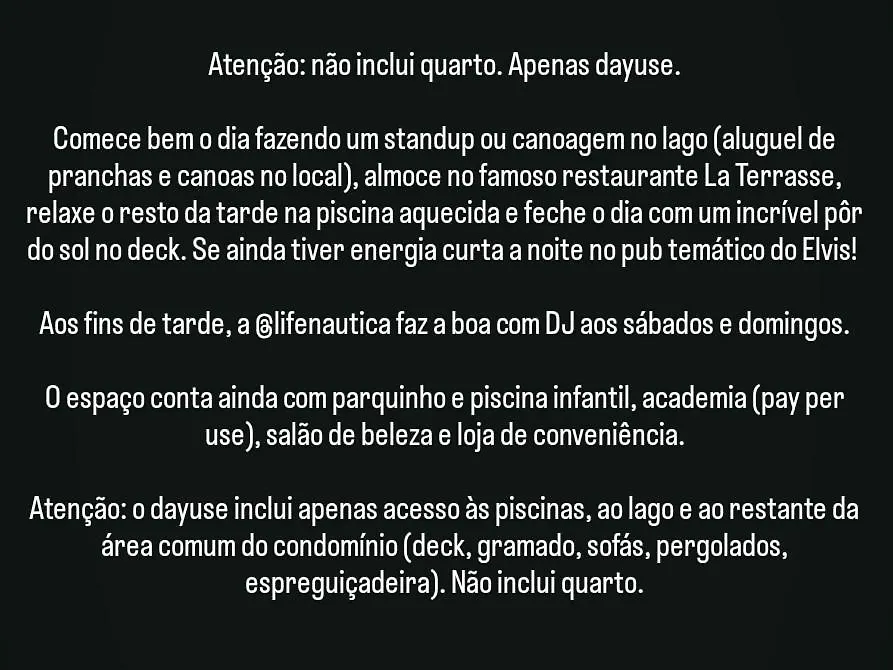 Dayuse Em Luxuoso Resort - Nao Inclui Quarto Brasília Brazilië